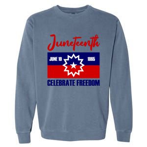 Juneteenth Celebrate Freedom Black Women Boy Girl Garment-Dyed Sweatshirt