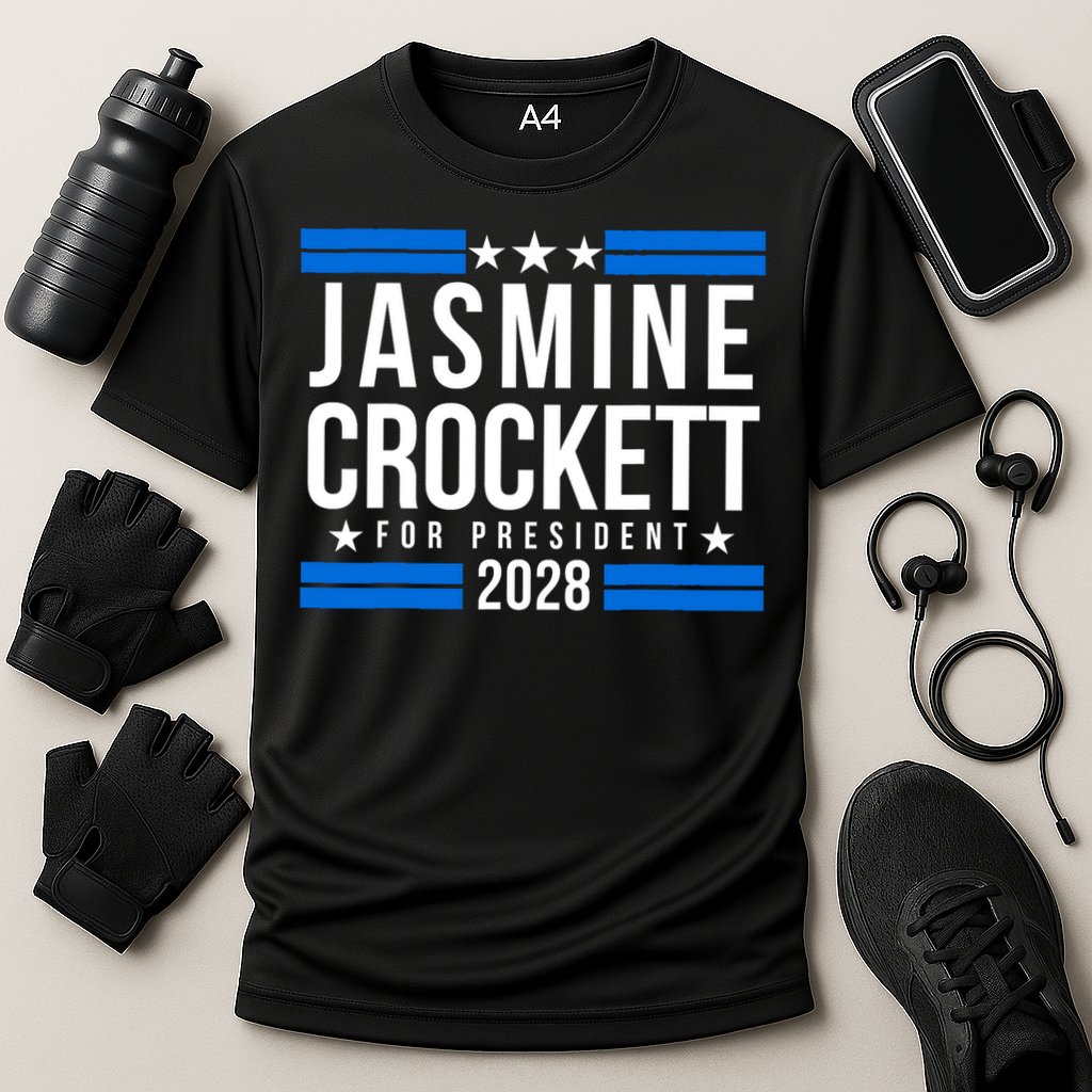 Jasmine Crockett For President 2028, Jasmine Crockett 2028 Cooling Performance Crew T-Shirt