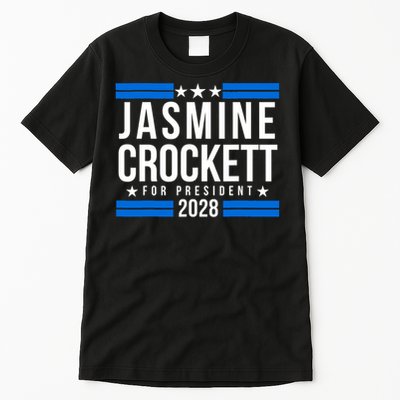 Jasmine Crockett For President 2028, Jasmine Crockett 2028 Tall T-Shirt