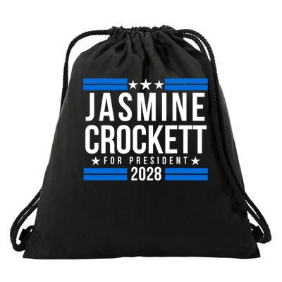 Jasmine Crockett For President 2028, Jasmine Crockett 2028 Drawstring Bag