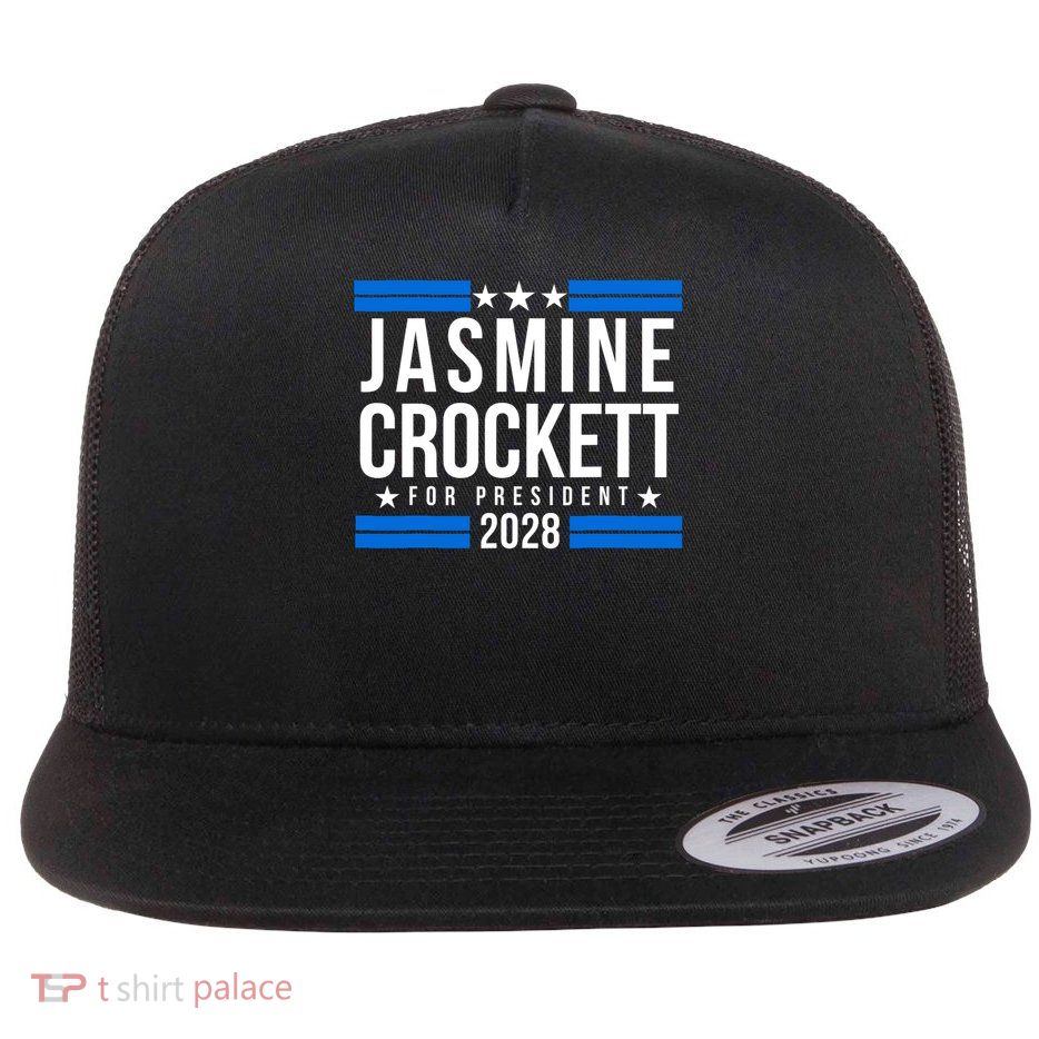 Jasmine Crockett For President 2028, Jasmine Crockett 2028 Flatbill Hat