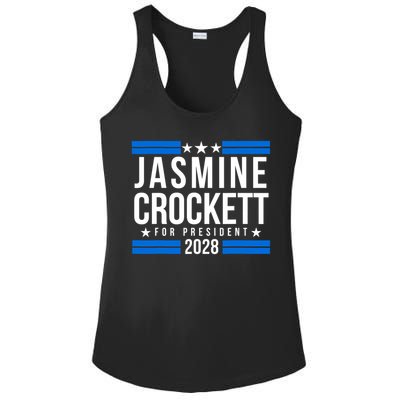 Jasmine Crockett For President 2028, Jasmine Crockett 2028 Ladies PosiCharge Competitor Racerback Tank