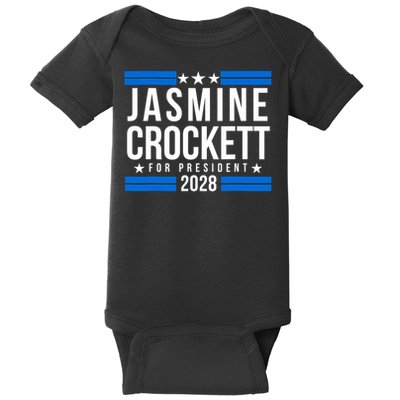 Jasmine Crockett For President 2028, Jasmine Crockett 2028 Baby Bodysuit