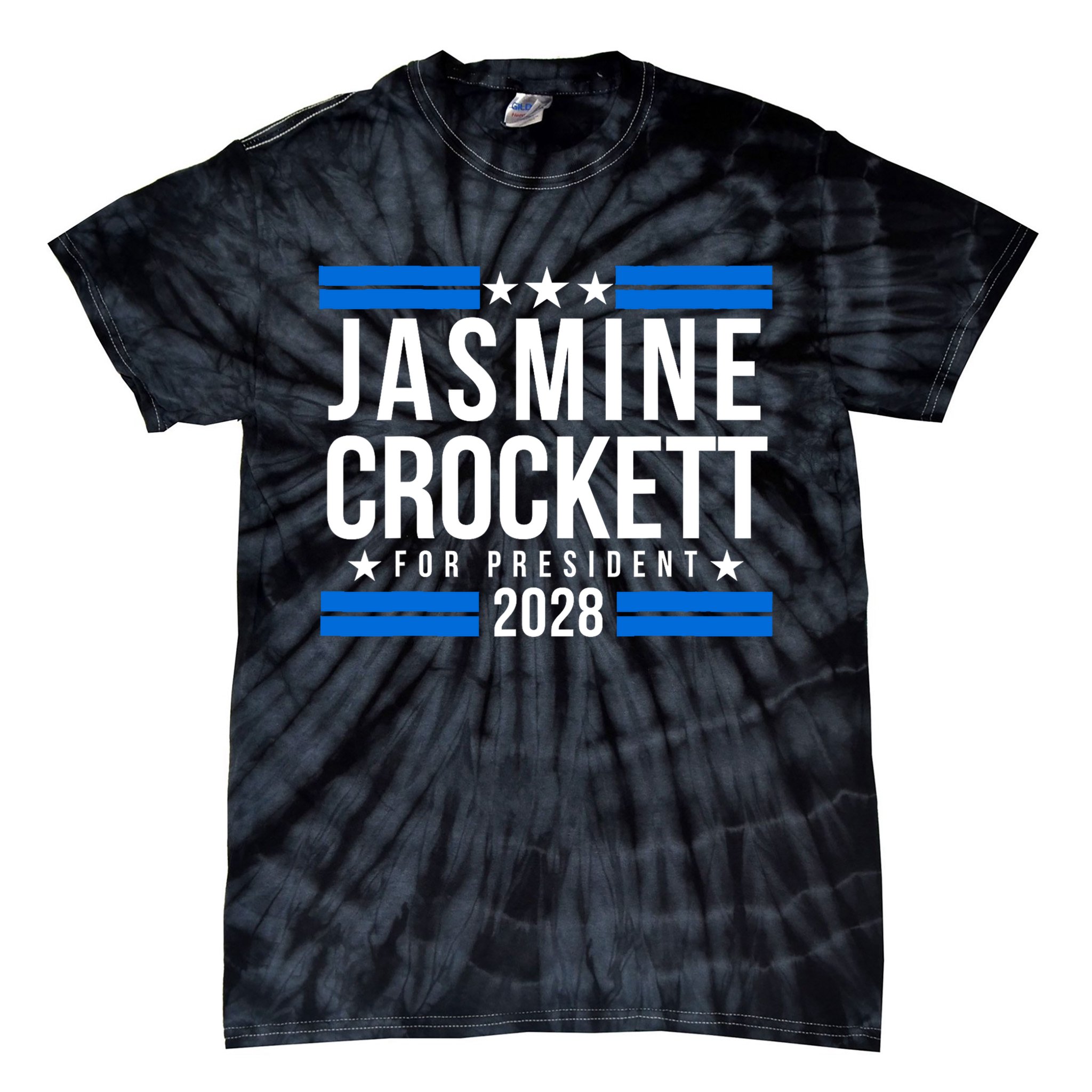 Jasmine Crockett For President 2028, Jasmine Crockett 2028 Tie-Dye T-Shirt