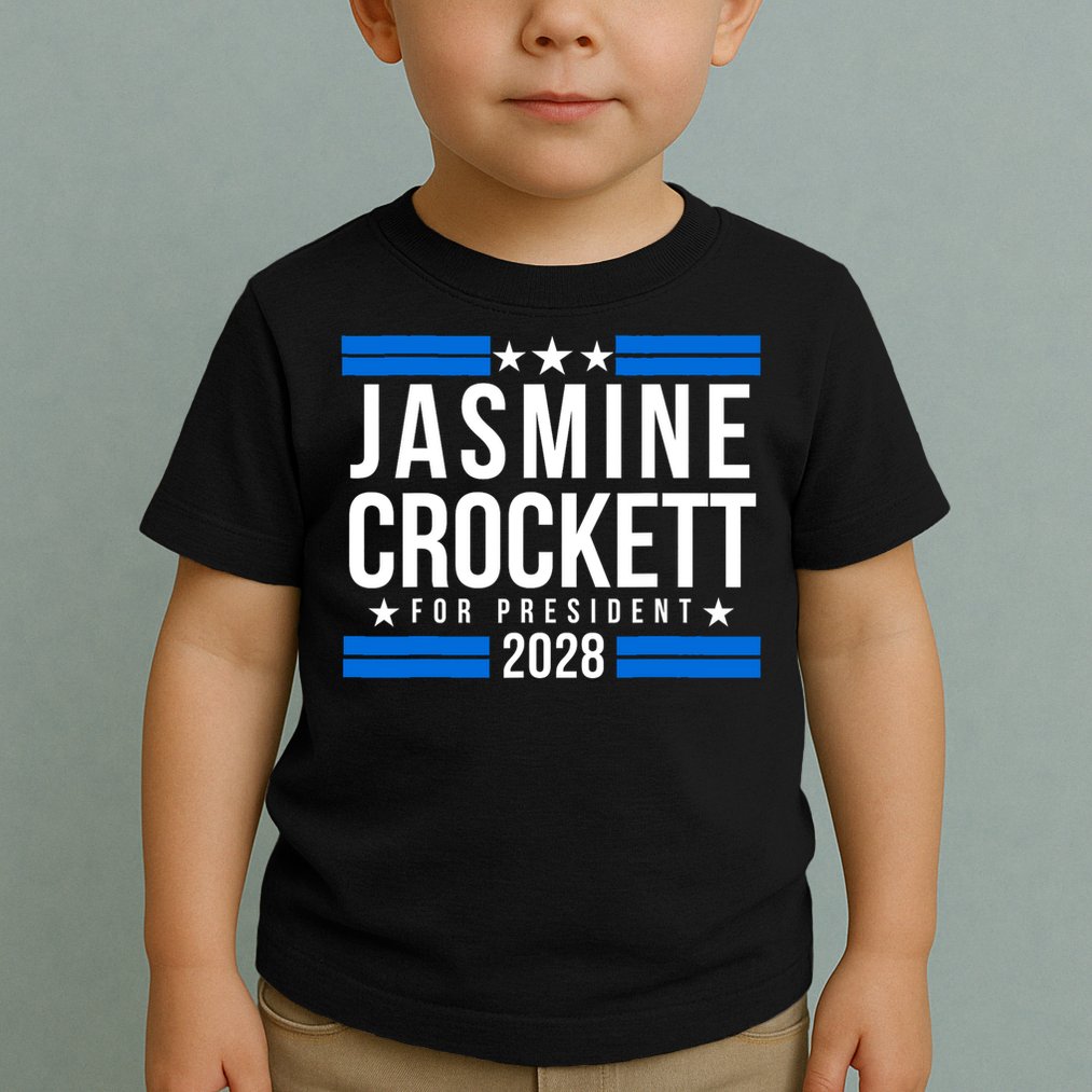 Jasmine Crockett For President 2028, Jasmine Crockett 2028 Toddler T-Shirt