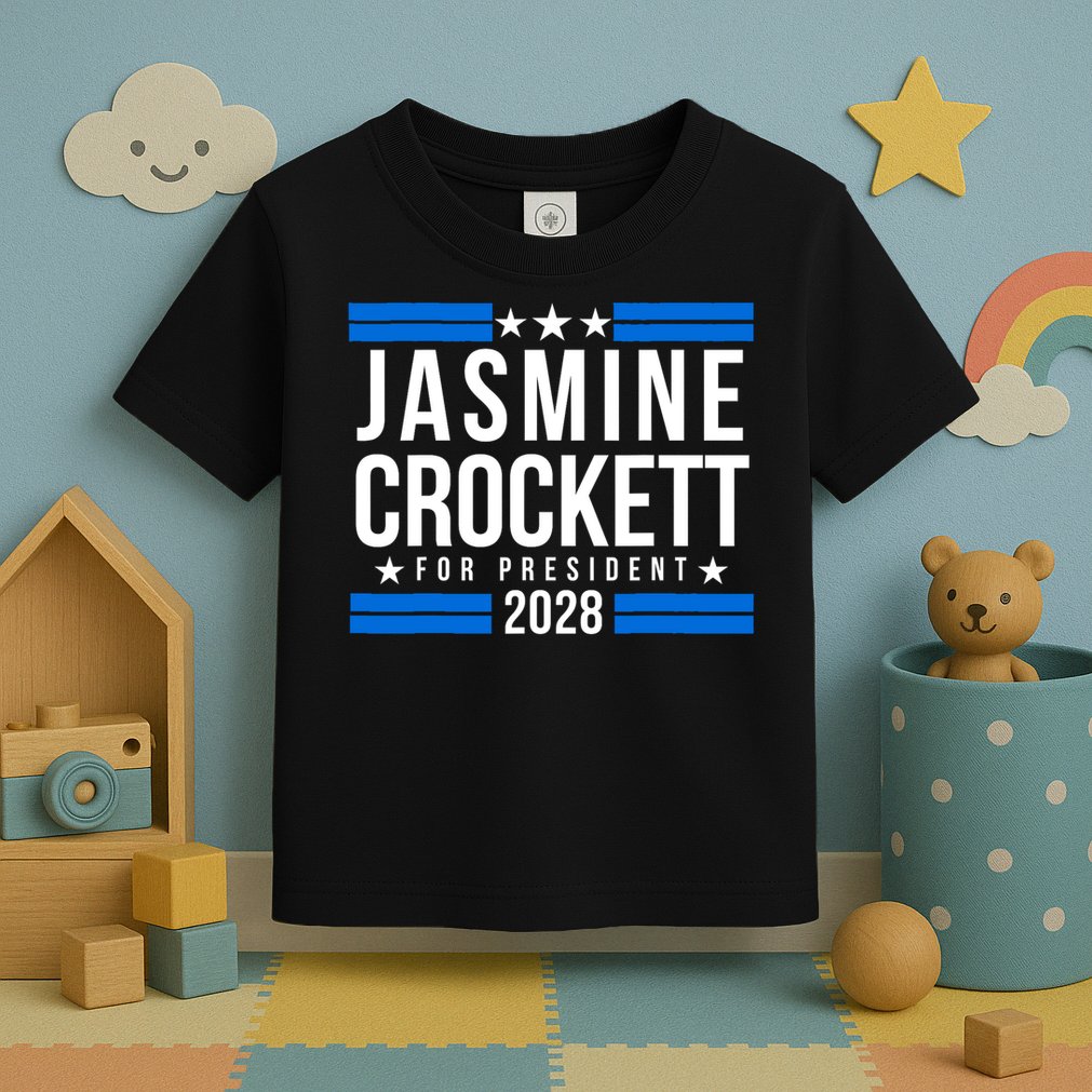 Jasmine Crockett For President 2028, Jasmine Crockett 2028 Toddler T-Shirt
