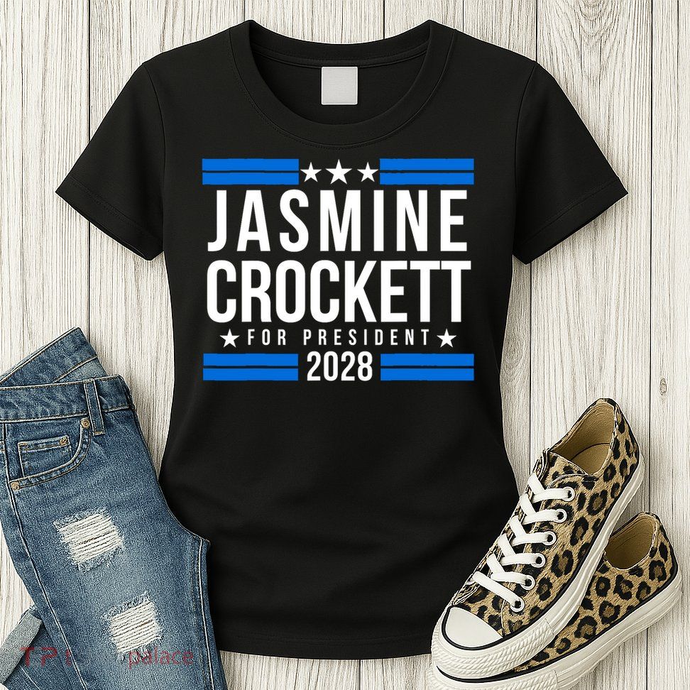 Jasmine Crockett For President 2028, Jasmine Crockett 2028 Womens T-Shirt