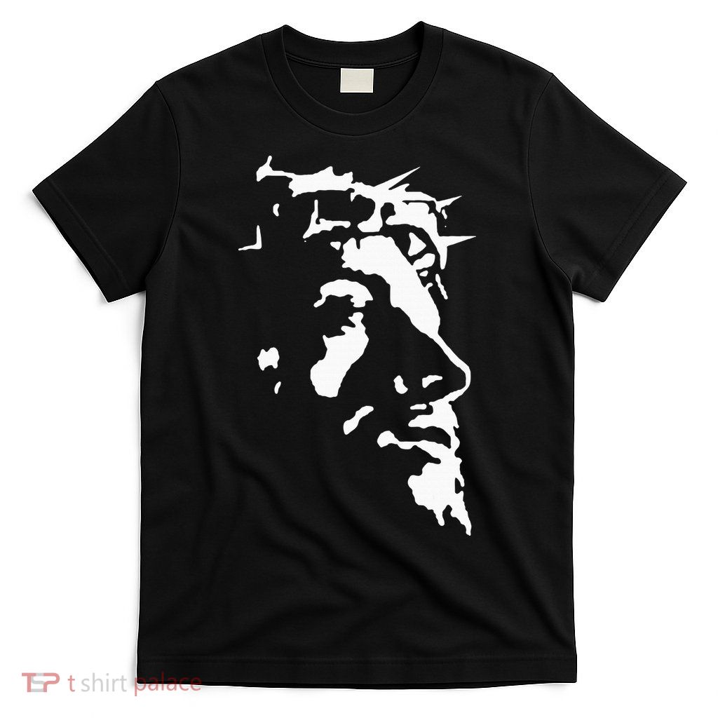 Jesus Christ Face With Crown Of Thorns God Bible T-Shirt