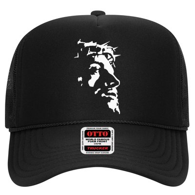 Jesus Christ Face With Crown Of Thorns God Bible Hat
