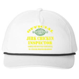 Jerk Chicken Favorite Jamaican Cuisine Dish Snapback Five-Panel Rope Hat