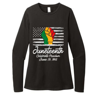 Juneteenth Celebrate Freedom June 19th Black History 1865 Meaningful Gift Womens CVC Long Sleeve Shirt