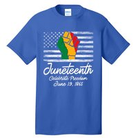 Juneteenth Celebrate Freedom June 19th Black History 1865 Meaningful Gift Tall T-Shirt