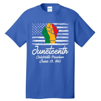 Juneteenth Celebrate Freedom June 19th Black History 1865 Meaningful Gift Tall T-Shirt