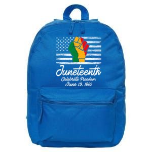 Juneteenth Celebrate Freedom June 19th Black History 1865 Meaningful Gift 16 in Basic Backpack