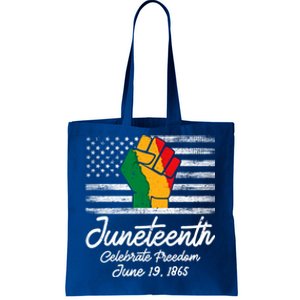 Juneteenth Celebrate Freedom June 19th Black History 1865 Meaningful Gift Tote Bag