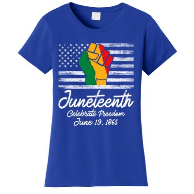 Juneteenth Celebrate Freedom June 19th Black History 1865 Meaningful Gift Women's T-Shirt