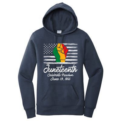 Juneteenth Celebrate Freedom June 19th Black History 1865 Meaningful Gift Women's Pullover Hoodie