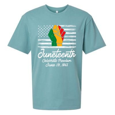 Juneteenth Celebrate Freedom June 19th Black History 1865 Meaningful Gift Sueded Cloud Jersey T-Shirt