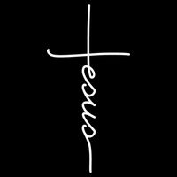 Jesus Christ Faith Christian Cross Logo Baby Bodysuit