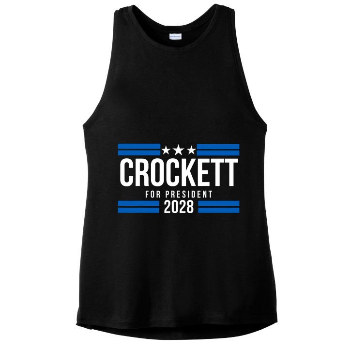 Jasmine Crockett For President 2028 Jasmine Crockett 2028 Ladies PosiCharge Tri-Blend Wicking Tank