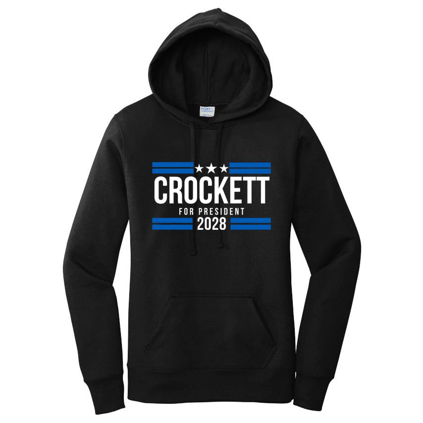 Jasmine Crockett For President 2028 Jasmine Crockett 2028 Women's Pullover Hoodie
