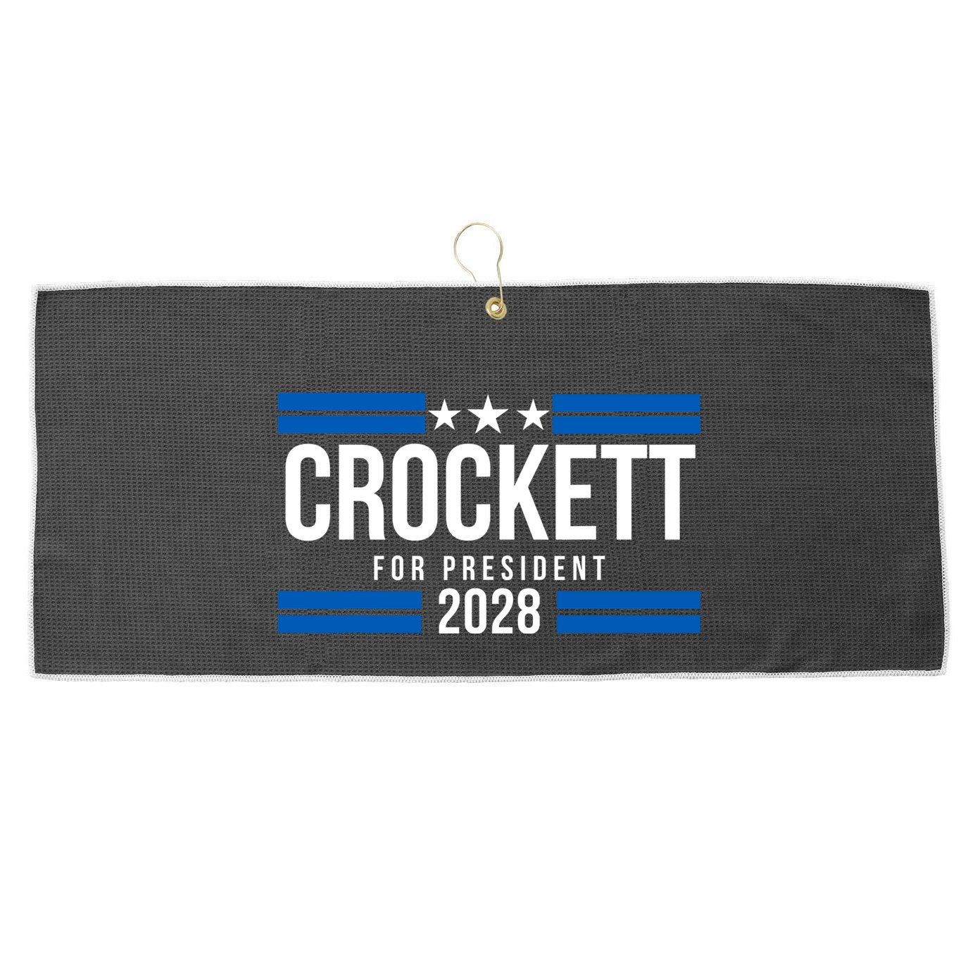 Jasmine Crockett For President 2028 Jasmine Crockett 2028 Large Microfiber Waffle Golf Towel