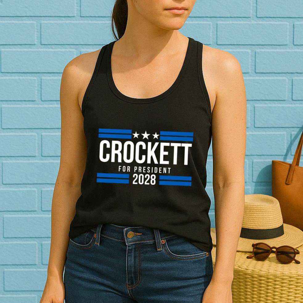 Jasmine Crockett For President 2028 Jasmine Crockett 2028 Womens Tank Top