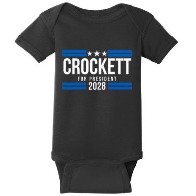 Jasmine Crockett For President 2028 Jasmine Crockett 2028 Baby Bodysuit