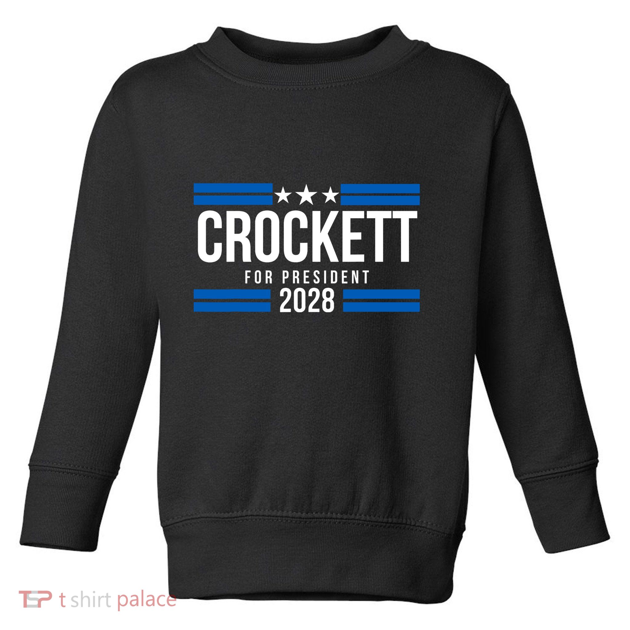 Jasmine Crockett For President 2028 Jasmine Crockett 2028 Toddler Sweatshirt
