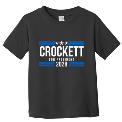 Jasmine Crockett For President 2028 Jasmine Crockett 2028 Toddler T-Shirt