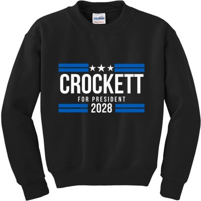 Jasmine Crockett For President 2028 Jasmine Crockett 2028 Kids Sweatshirt