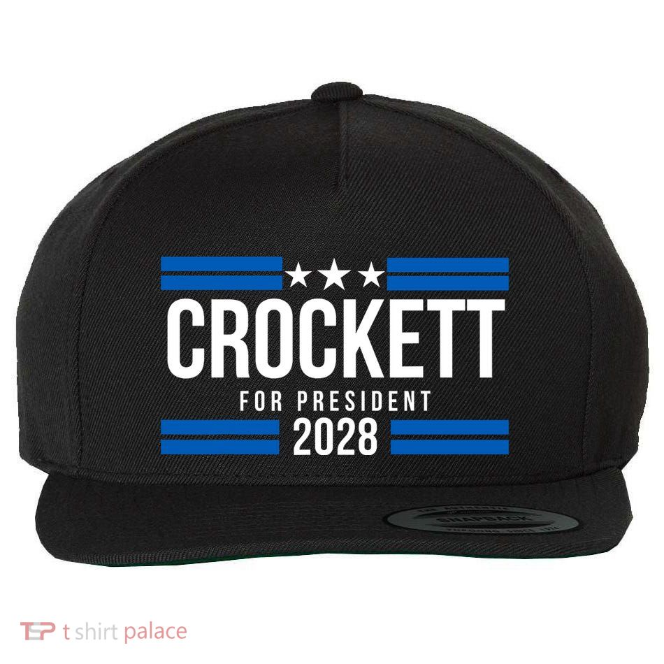 Jasmine Crockett For President 2028 Jasmine Crockett 2028 Wool Snapback Cap