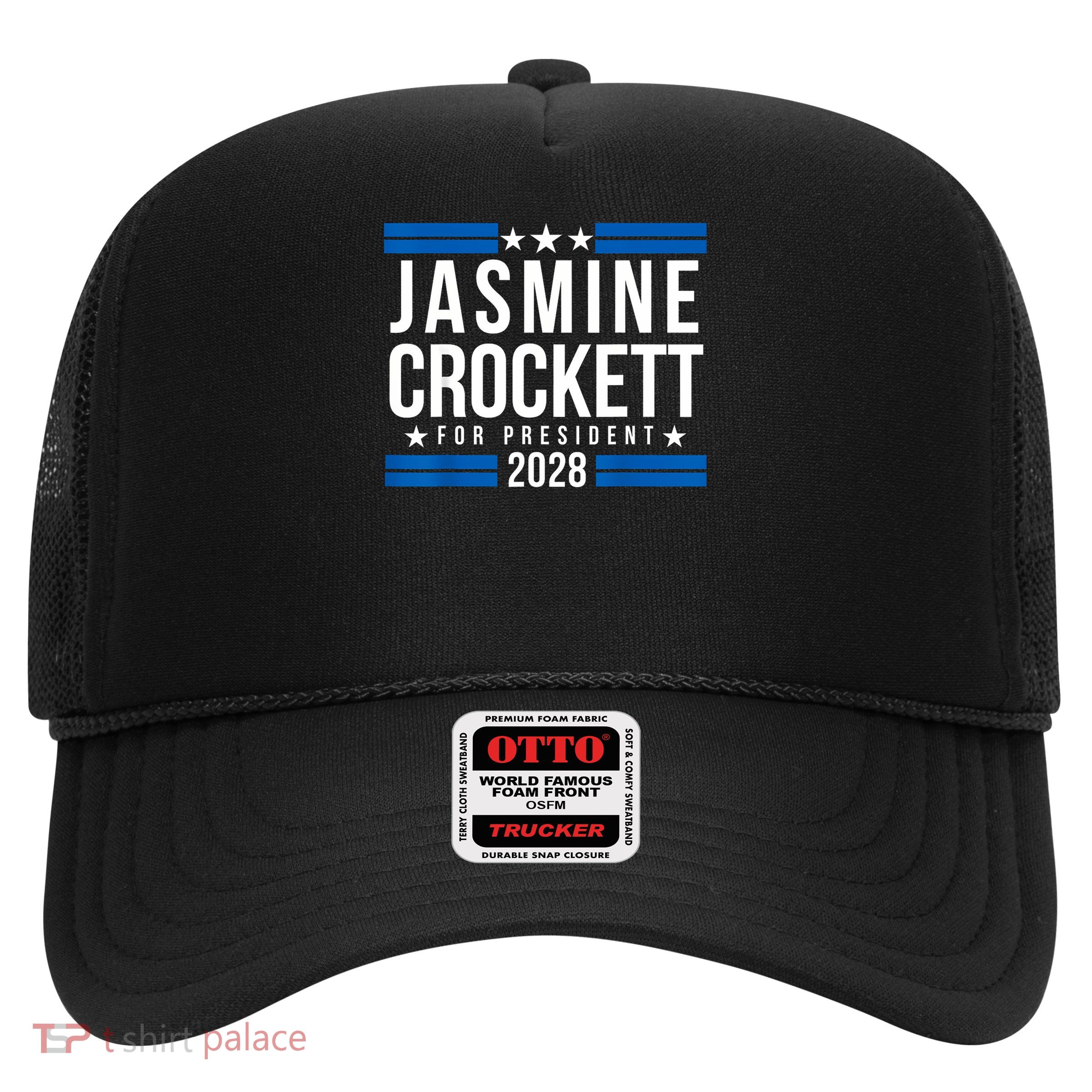 Jasmine Crockett For President 2028, Jasmine Crockett 2028 Trucker Hat