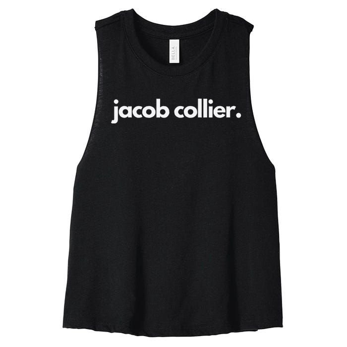 Jacob Collier Fan Merch Women's Racerback Cropped Tank