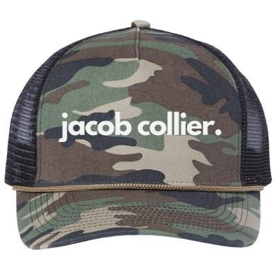 Jacob Collier Fan Merch Retro Rope Trucker Hat Cap