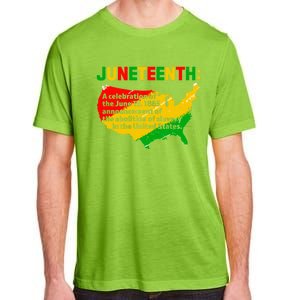 Juneteenth Celebrates Freedom Day African Pride American Cool Gift Adult ChromaSoft Performance T-Shirt