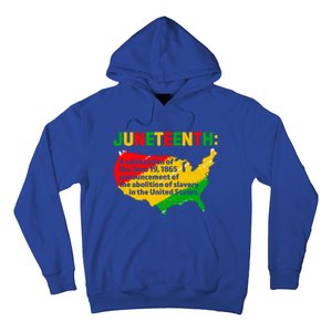 Juneteenth Celebrates Freedom Day African Pride American Cool Gift Hoodie