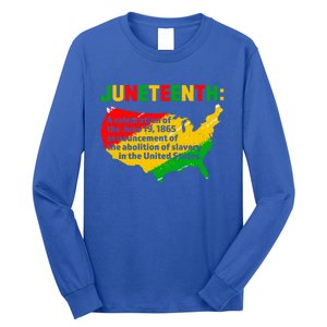 Juneteenth Celebrates Freedom Day African Pride American Cool Gift Long Sleeve Shirt