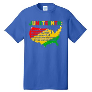 Juneteenth Celebrates Freedom Day African Pride American Cool Gift Tall T-Shirt