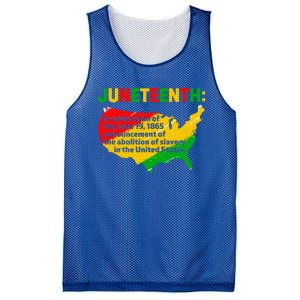 Juneteenth Celebrates Freedom Day African Pride American Cool Gift Mesh Reversible Basketball Jersey Tank