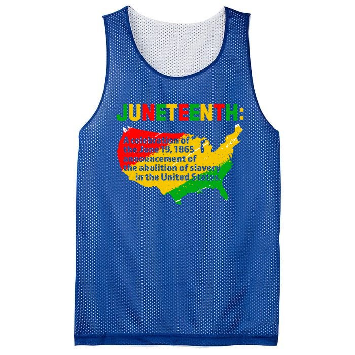 Juneteenth Celebrates Freedom Day African Pride American Cool Gift Mesh Reversible Basketball Jersey Tank