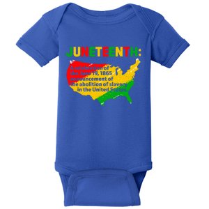 Juneteenth Celebrates Freedom Day African Pride American Cool Gift Baby Bodysuit