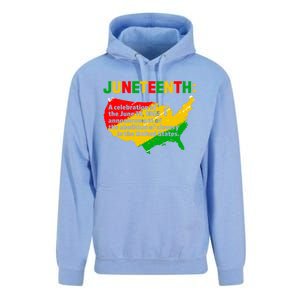 Juneteenth Celebrates Freedom Day African Pride American Cool Gift Unisex Surf Hoodie