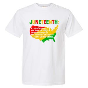 Juneteenth Celebrates Freedom Day African Pride American Cool Gift Garment-Dyed Heavyweight T-Shirt