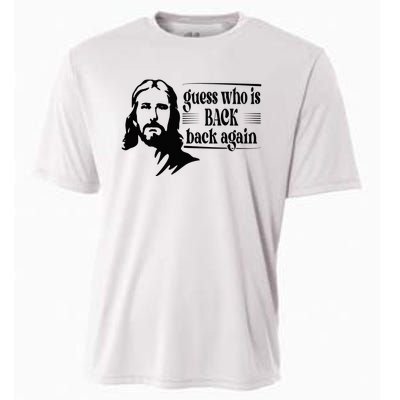 Jesus Christian Guess Who's Back Happy Easter Cooling Performance Crew T-Shirt