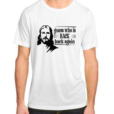 Jesus Christian Guess Who's Back Happy Easter Adult ChromaSoft Performance T-Shirt