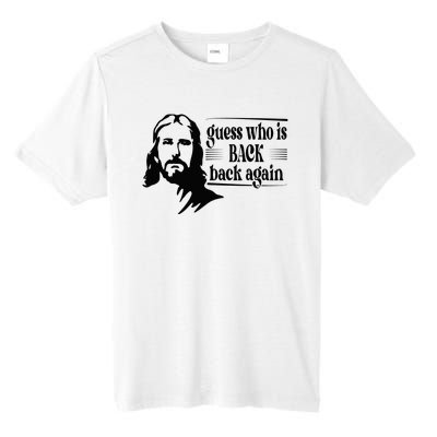 Jesus Christian Guess Who's Back Happy Easter Tall Fusion ChromaSoft Performance T-Shirt