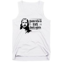 Jesus Christian Guess Who's Back Happy Easter Tank Top