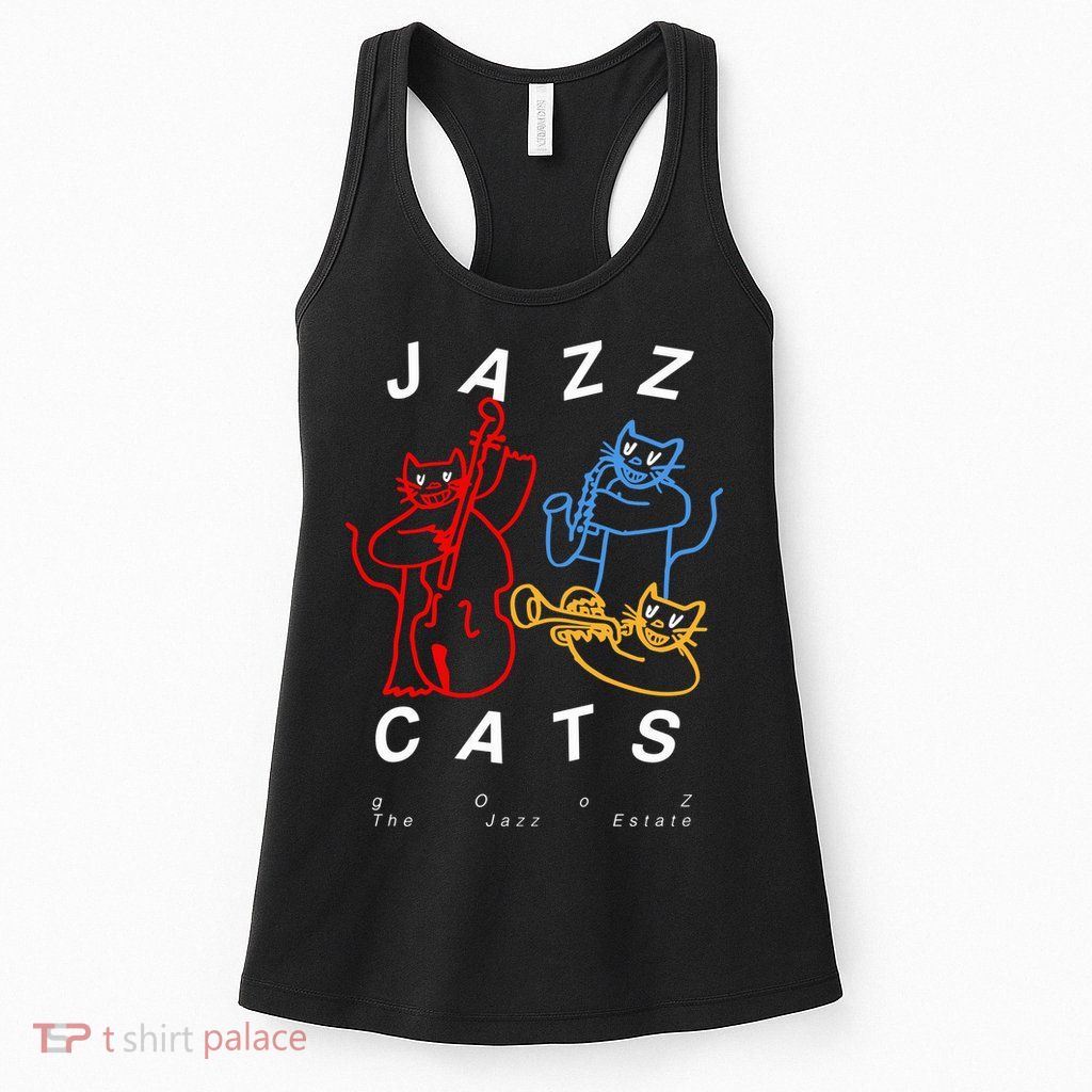 Jazz Cats Gooz The Jazz Estate Womens Tank Top