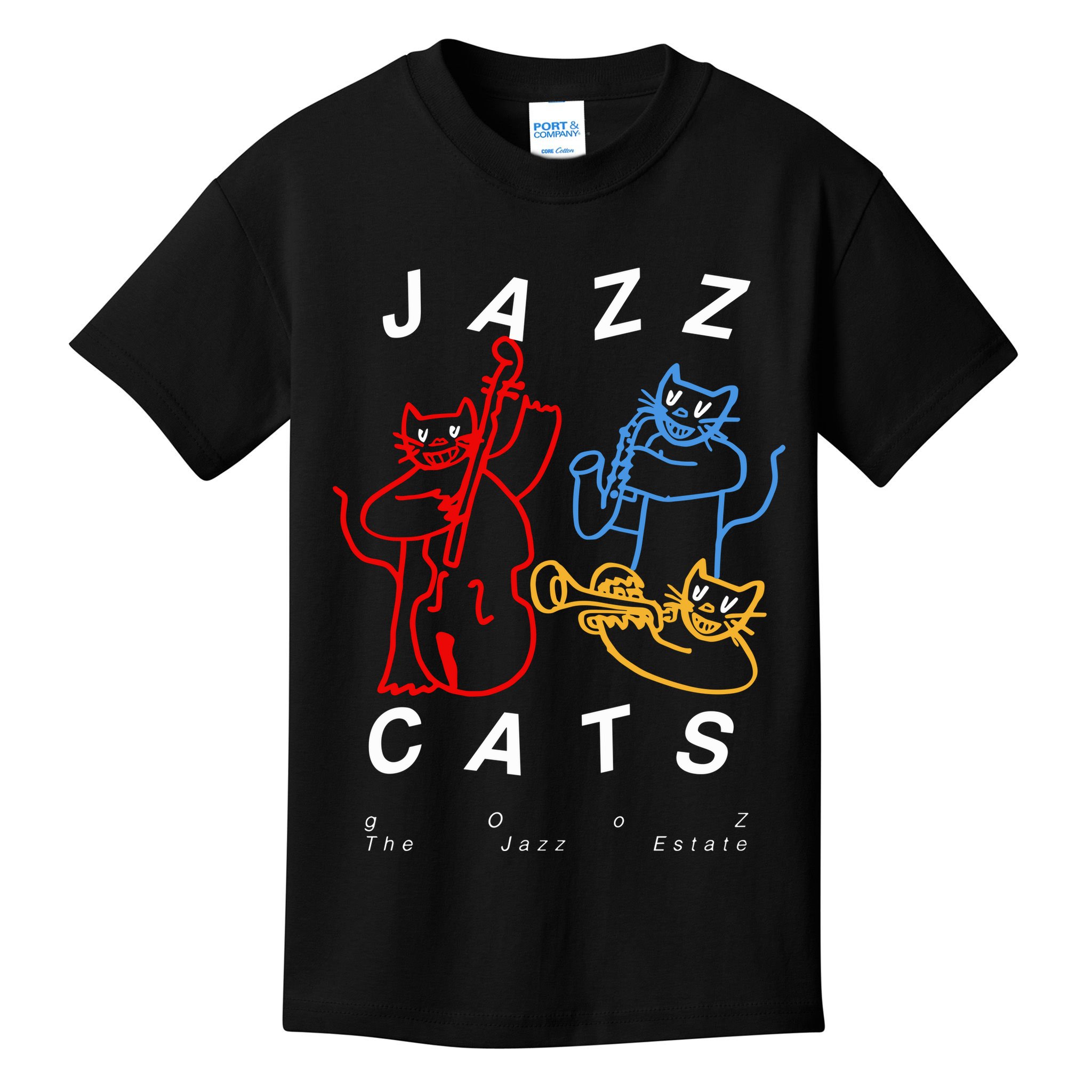 Jazz Cats Gooz The Jazz Estate Kids T-Shirt